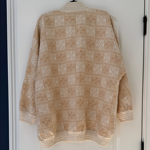 Andean Sun Geometric Open-Front Cardigan by - Picture 11 of 12